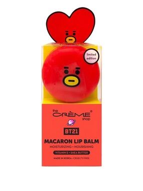 The Crème Shop BT21 Macaron Lip Balm - Strawberry Tinted
